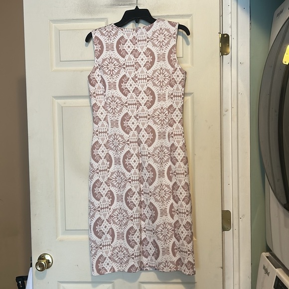 Kate and Lily Dress Size 8 White Mauve - Picture 7 of 8